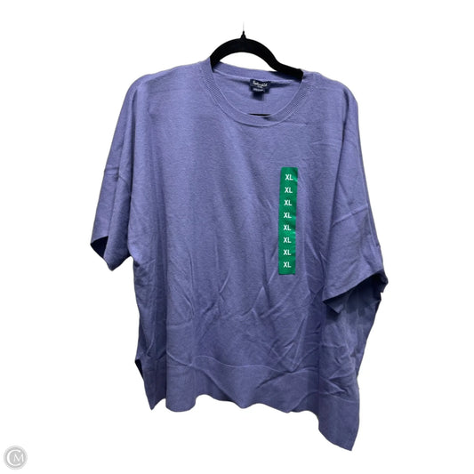 Top Short Sleeve By Splendid In Purple, Size: Xl