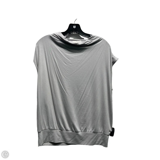 Top Short Sleeve By Nine Britton In Grey, Size: L