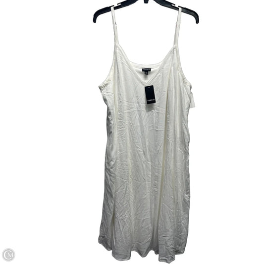 Dress Casual Short By Torrid In White, Size: 2x