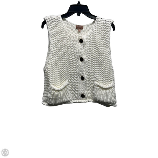 Vest Other By Clothes Mentor In White, Size: M