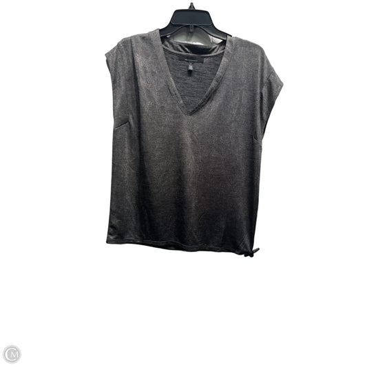 Top Short Sleeve By White House Black Market In Grey, Size: S