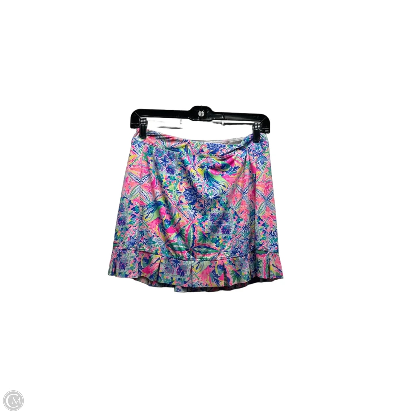 Skort Designer By Lilly Pulitzer In Blue & Pink, Size: S