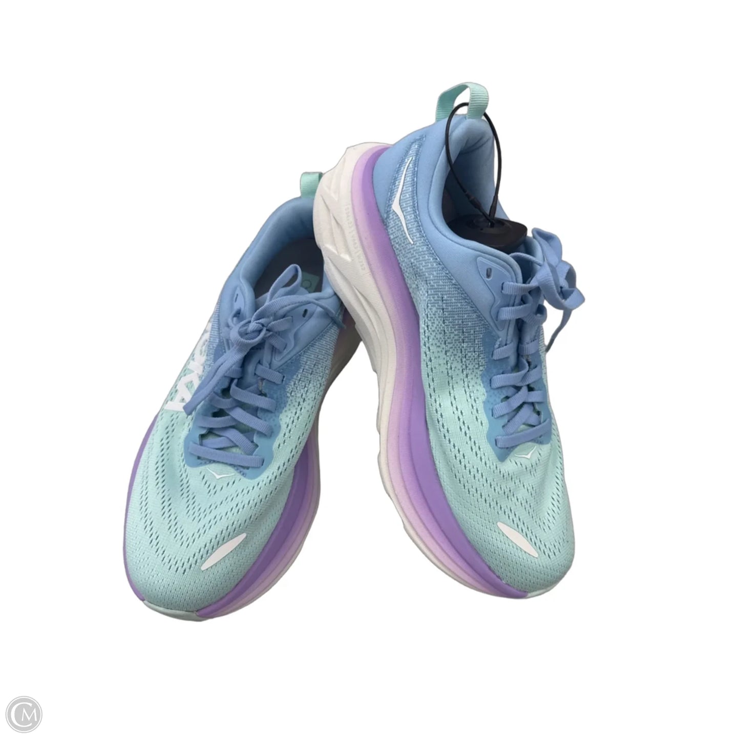 Shoes Athletic By Hoka In Green & Purple, Size: 8