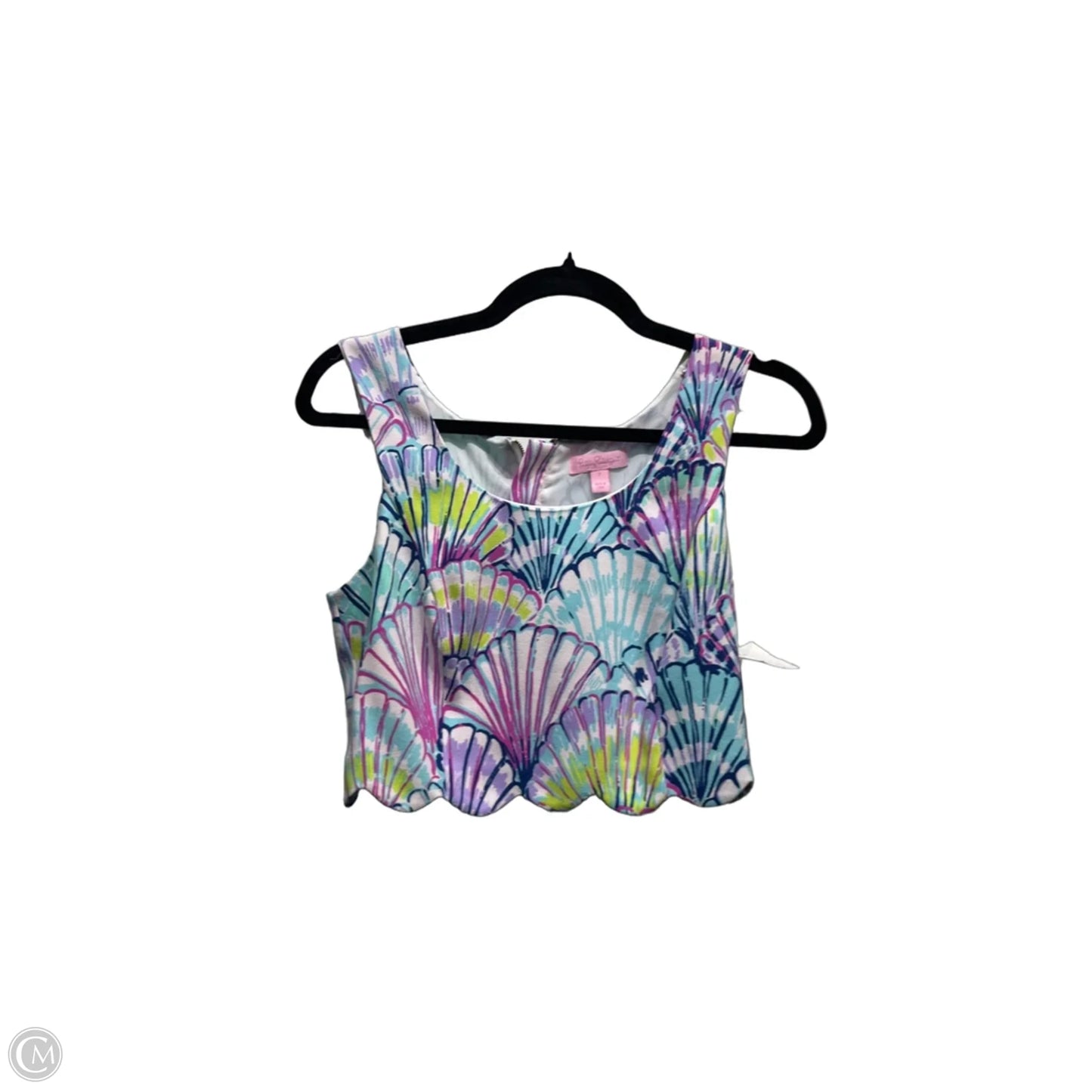 Top Sleeveless Designer By Lilly Pulitzer In Blue & Purple, Size: 2