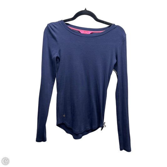 Top Long Sleeve Designer By Lilly Pulitzer In Navy, Size: Xs