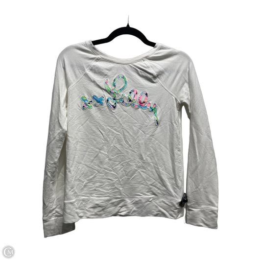 Top Long Sleeve Designer By Lilly Pulitzer In Green & Pink, Size: Xs