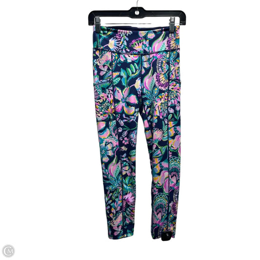 Pants Designer By Lilly Pulitzer In Blue & Pink, Size: Xs