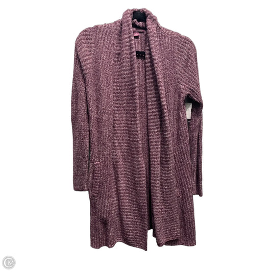 Sweater Cardigan By Barefoot Dreams In Purple, Size: S