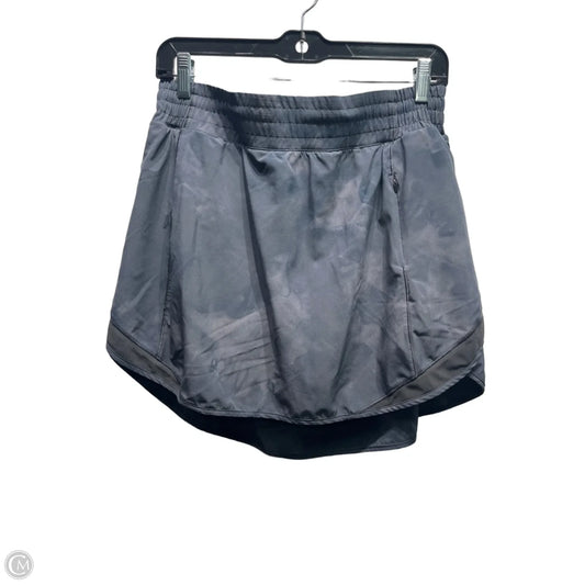 Athletic Skort By Lululemon In Grey, Size: 12