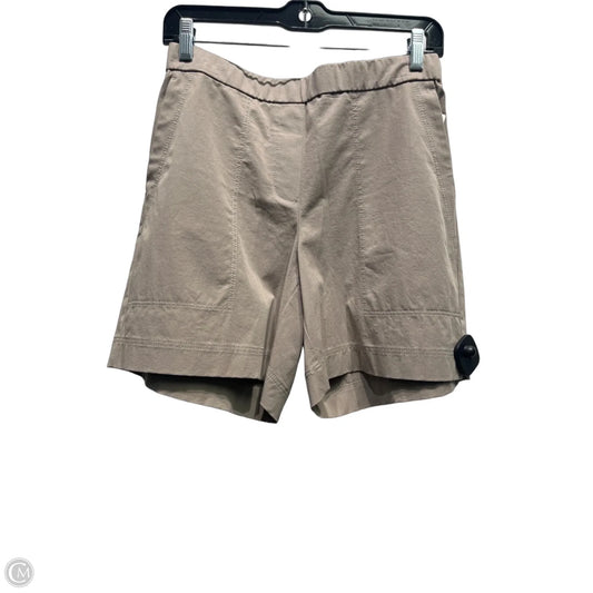 Shorts Designer By Lafayette 148 In Taupe, Size: S