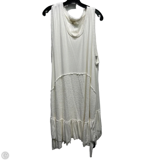 Dress Casual Short By Pol In Cream, Size: 3x