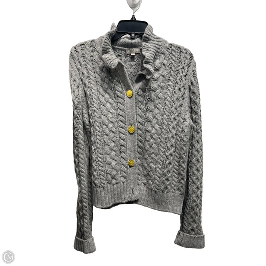 Sweater Cardigan By J. Crew In Grey, Size: L