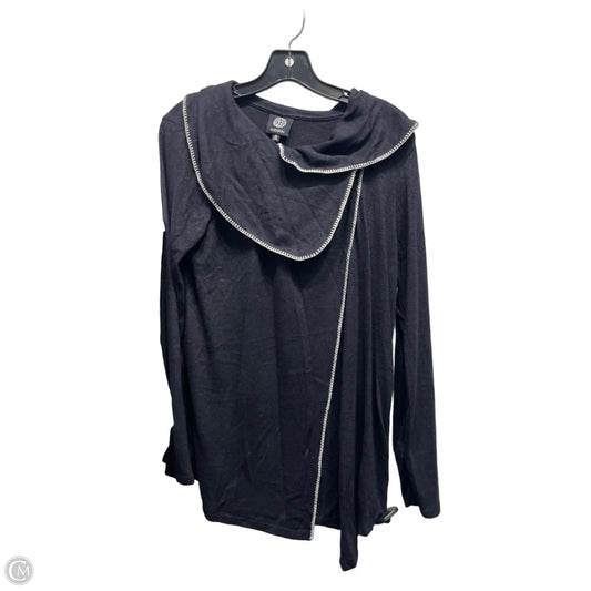 Sweater By Bobeau In Black & White, Size: M