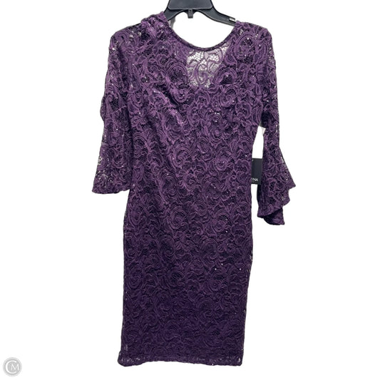 Dress Casual Short By Marina In Purple, Size: 4