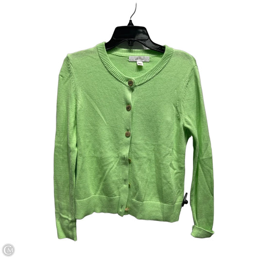Sweater Cardigan Designer By Lilly Pulitzer In Green, Size: Xs