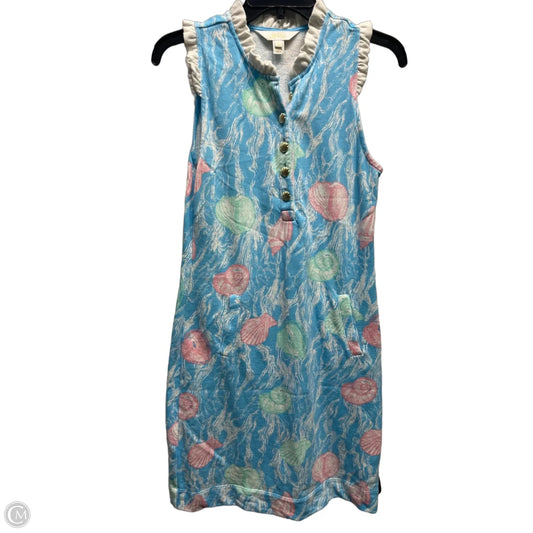 Dress Designer By Lilly Pulitzer In Blue & Pink, Size: Xs
