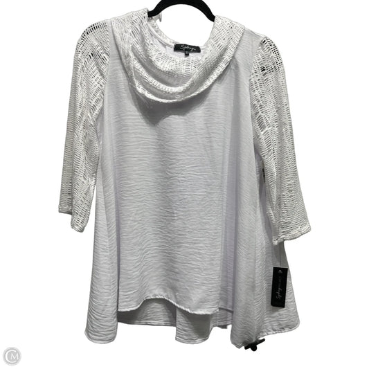 Top Long Sleeve By SYDNEY In White, Size: Xs