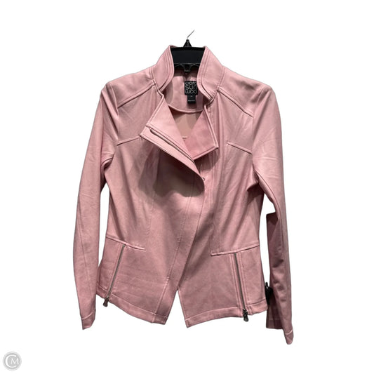 Jacket Moto By Clara Sun Woo In Pink, Size: Xs