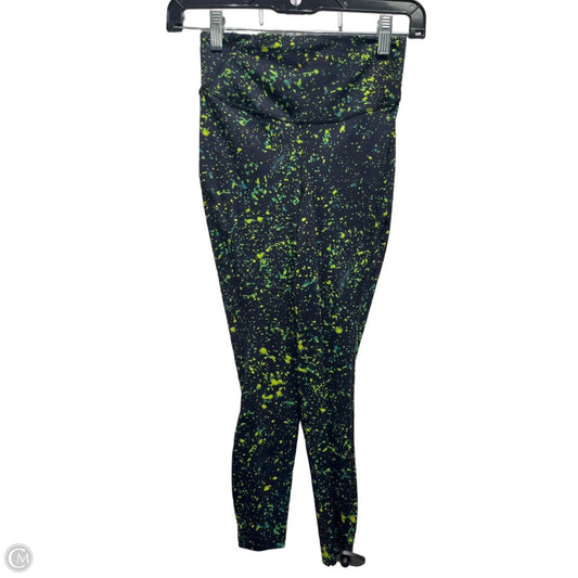Athletic Leggings By Lululemon In Black & Green, Size: 4