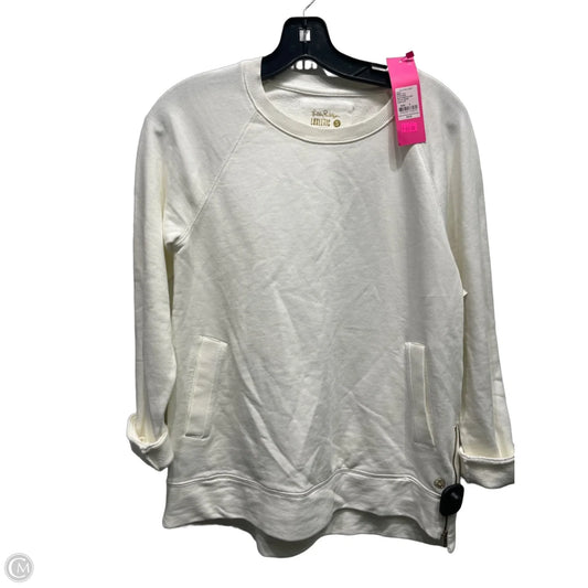 Sweatshirt Designer By Lilly Pulitzer In White, Size: S