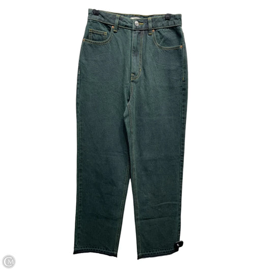 Jeans Straight By Pacsun In Green Denim, Size: 2