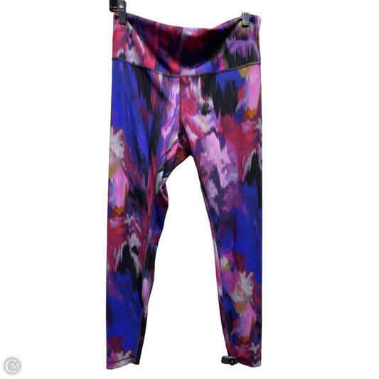 Athletic Leggings By Lululemon In Pink & Purple, Size: 12