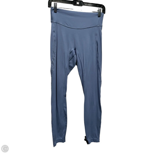 Athletic Leggings By Lululemon In Blue, Size: 8