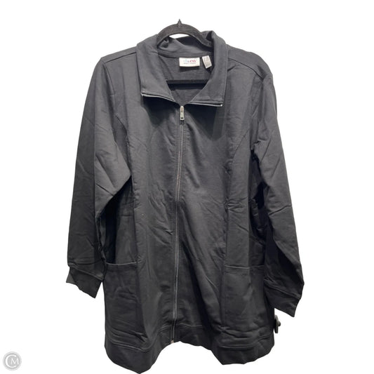 Jacket Other By Denim And Company In Black, Size: 1x