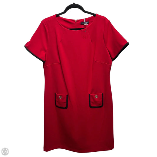 Dress Work By Tommy Hilfiger In Red, Size: 14