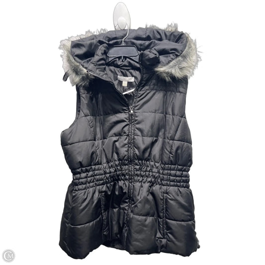 Vest Puffer & Quilted By New York And Co In Black, Size: Xl