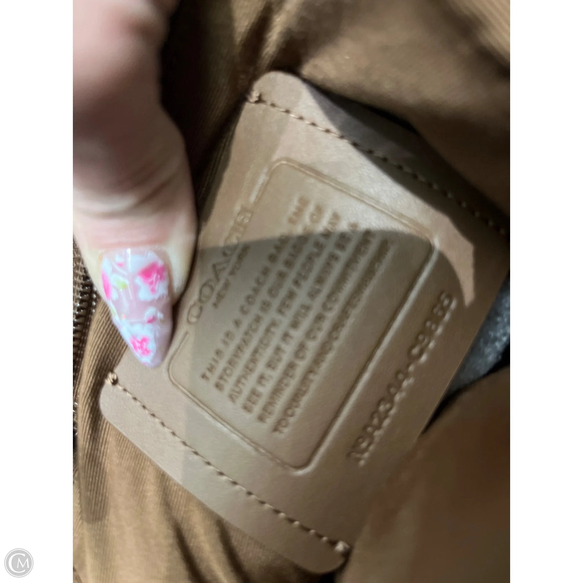 Crossbody Designer By Coach, Size: Medium