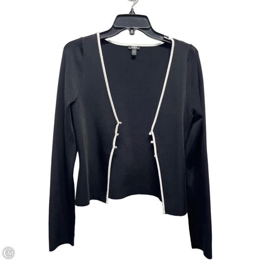 Cardigan By Express In Black & White, Size: L