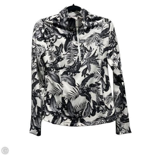 Top Long Sleeve By Tommy Bahama In Black & White, Size: S
