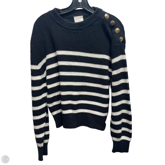 Sweater By H&m In Black & White, Size: S