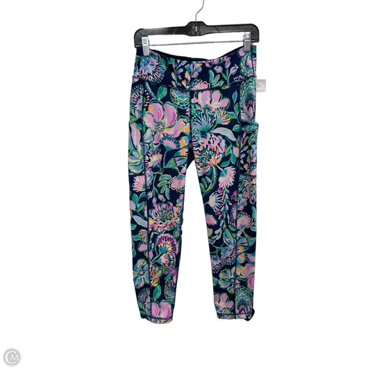 Pants Designer By Lilly Pulitzer In Blue & Green, Size: M