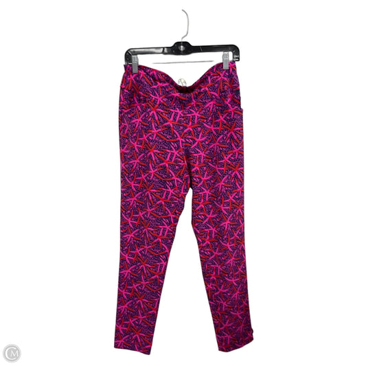 Pants Designer By Lilly Pulitzer In Blue & Red, Size: 8