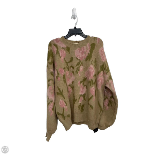Sweater By New In In Pink & Tan, Size: M