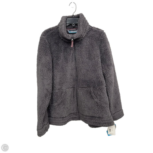 Jacket Fleece By Free Country In Grey, Size: Xl