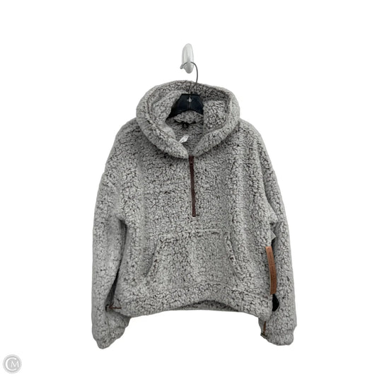 Jacket Fleece By Almost Famous In Brown, Size: L