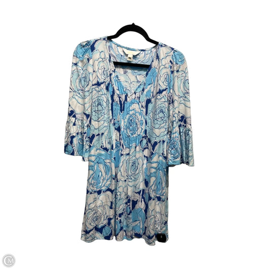 Dress Designer By Lilly Pulitzer In Blue & White, Size: Xxs