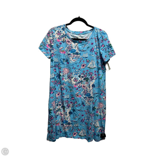 Dress Designer By Lilly Pulitzer In Blue & Pink, Size: M