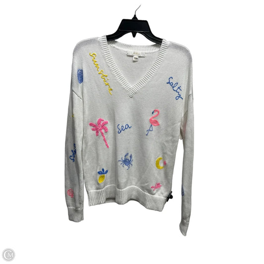 Sweater Designer By Lilly Pulitzer In Blue & Pink, Size: Xs