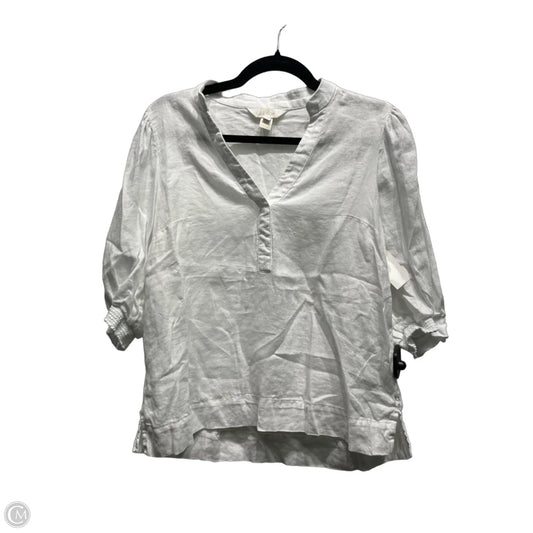 Top Short Sleeve By Lilly Pulitzer In White, Size: 2