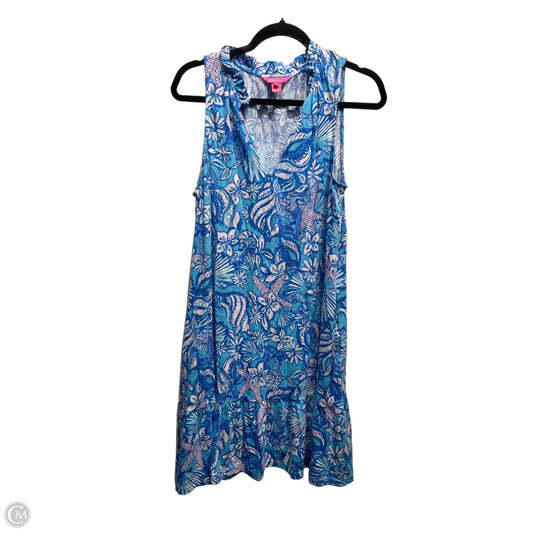 Dress Designer By Lilly Pulitzer In Blue, Size: L