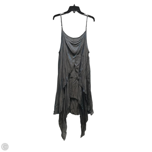Dress Casual Maxi By Clothes Mentor In Blue & Grey, Size: L