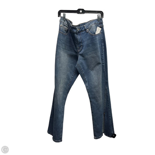 Jeans Straight By Clothes Mentor In Blue Denim, Size: 16