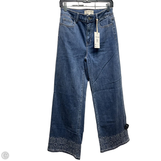 Jeans Wide Leg By Charlie B In Blue Denim, Size: 4
