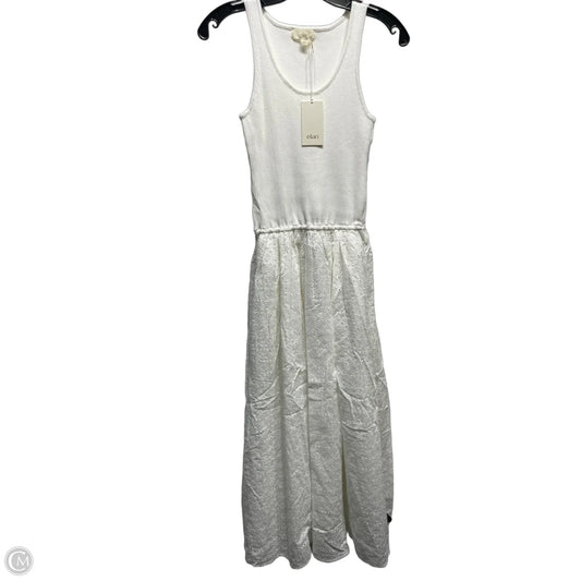 Dress Casual Maxi By Elan In White, Size: Xs