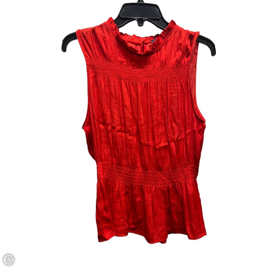 Top Sleeveless By Kld In Red, Size: L