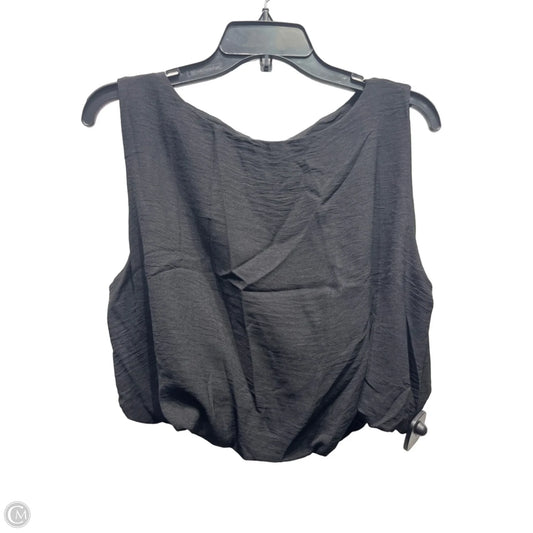 Top Sleeveless By Kld In Black, Size: L
